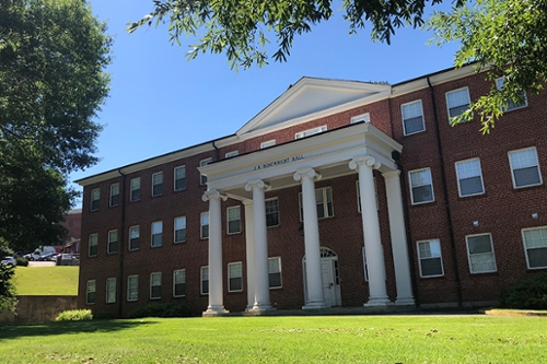 Exterior view of Boatwright Hall