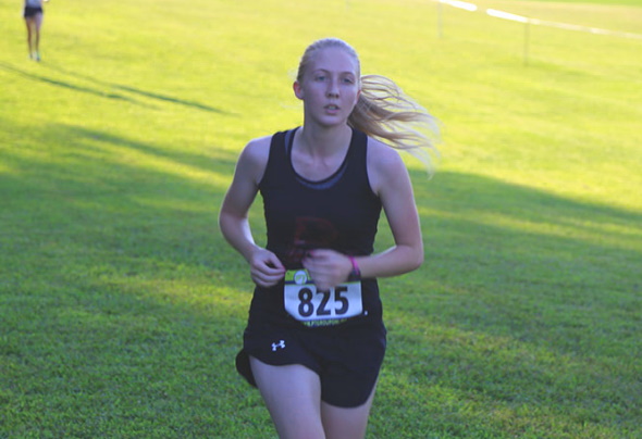 Holly Moreland was a top finisher for the Panthers.