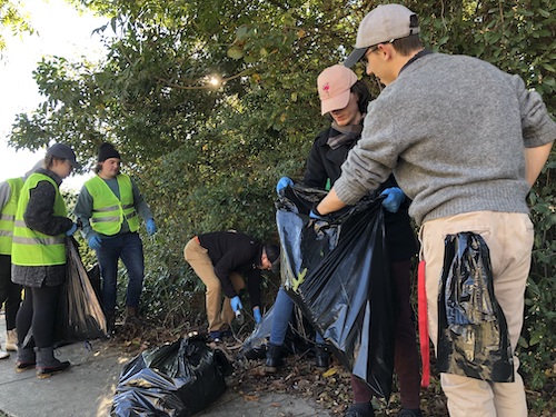 Service Saturday litter cleanup