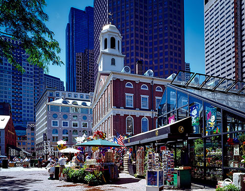 Boston's Fanuiel Hall - cradle of liberty