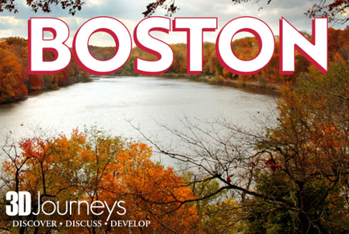 A Boston pond on an Autumn day