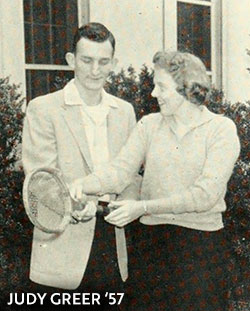 Judy Greer, college