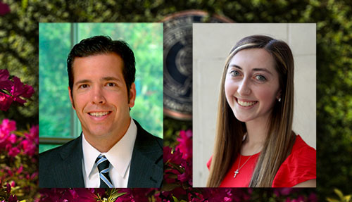 Honorees Jasmine Middleton and Rhett Yates