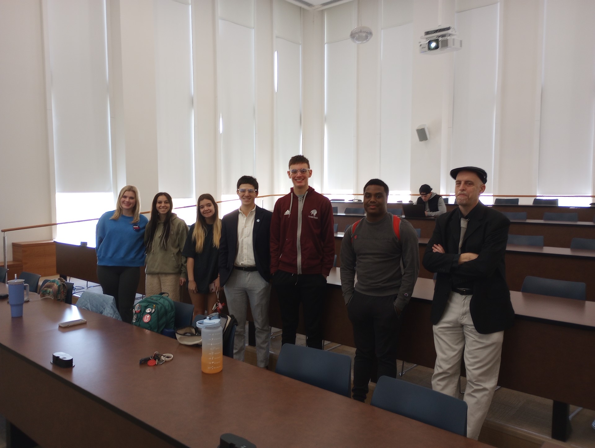 Students give data for publications