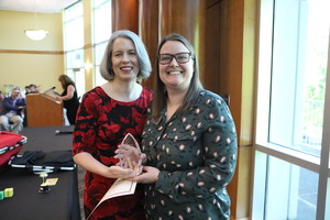 Staff member recognized for excellence