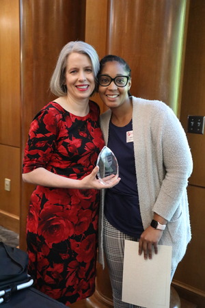 Staff member recognized for student service