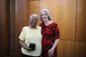 Business professor honored at employee ceremony