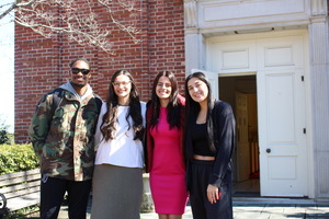 Graduate celebrates job at Chapel