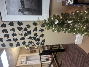 Chaplain office Christmas decorations