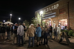 Crowd at Wild Leap for Homecoming