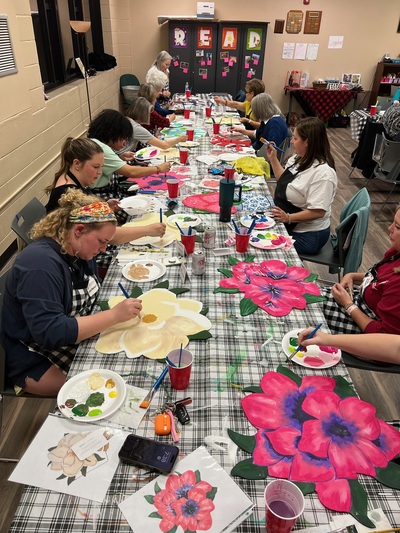 Art event at the college