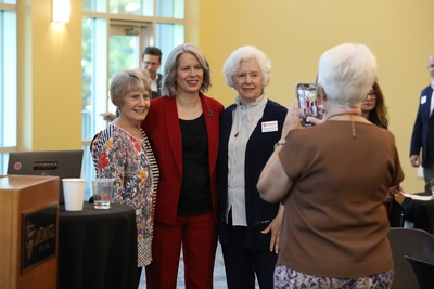 President poses for photo at annual event