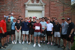 Senior celebrates graduate school milestone