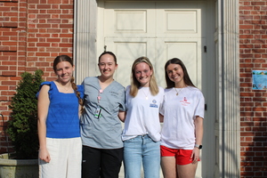 Senior celebrates graduate school acceptance