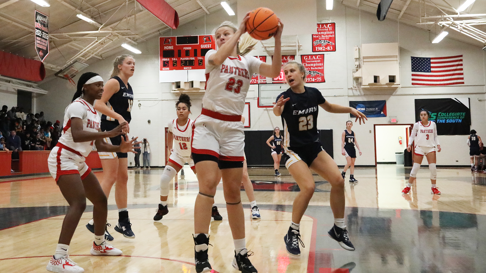 Womens semifinal basketball game