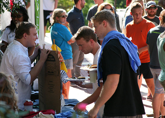 Get involved with on campus organizations