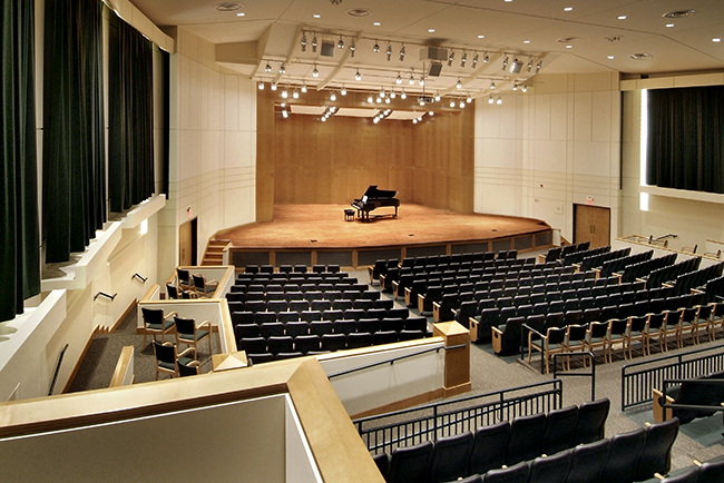 Callaway Auditorium, a 750-seat concert hall