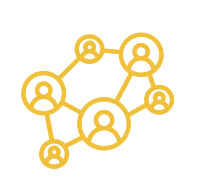 drawing of a communication network