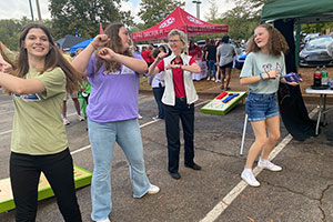 board chairman learns tiktok dance from kappa delta sorority