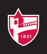 Red LaGrange College logo on a dark background