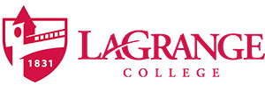 LaGrange College logo in all red