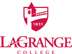 LaGrange College logo in all red