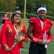Homecoming king and queetn