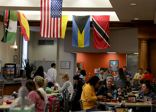 Pitts Dining Hall banners