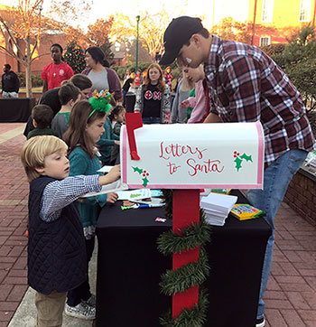 Letters to Santa at Christmas on the HIll 2017