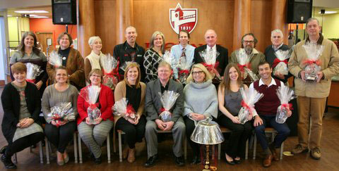 Faculty receiving staff awards this year
