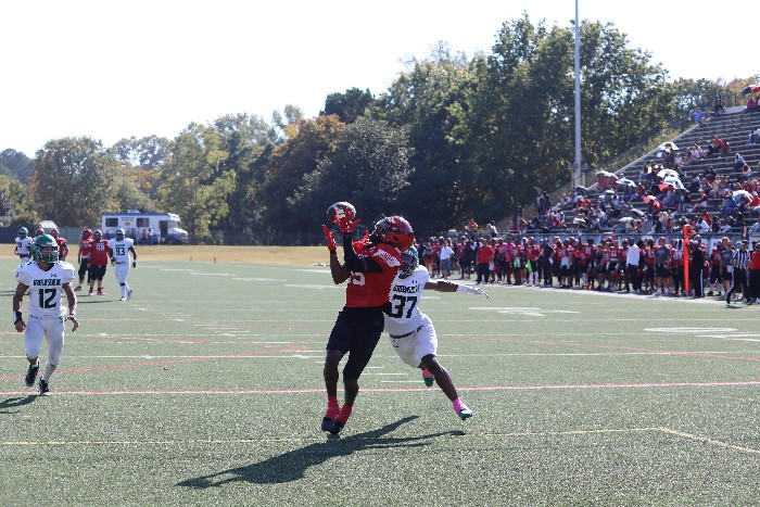 Football touchdown catch